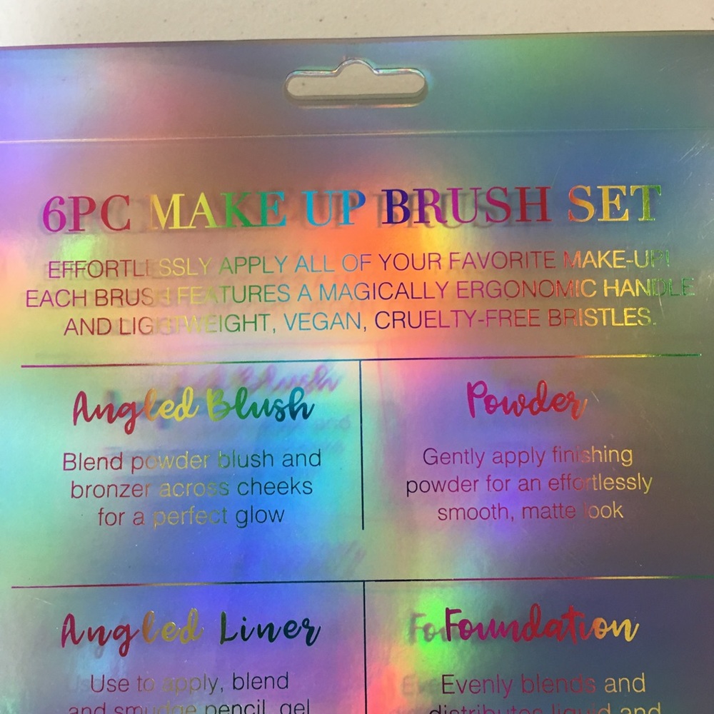 “I washed up like this” 6-Pc mermaid brush set - Picture 4 of 8